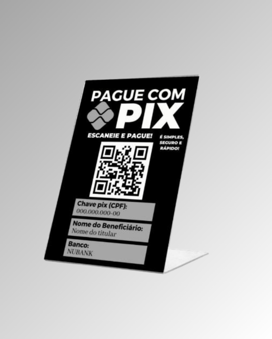 Placa QR CODE