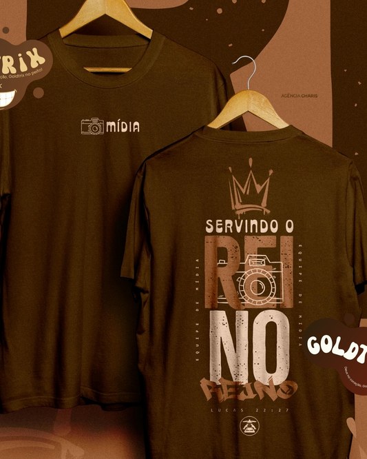 CAMISETA - SERVINDO O REI NO REINO